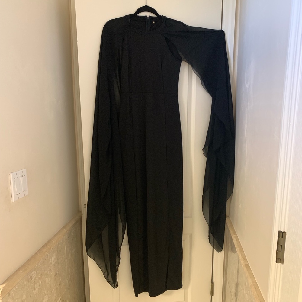 Beautiful long black special event dress